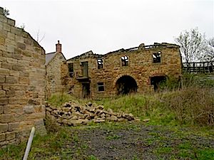 derelict farm complex